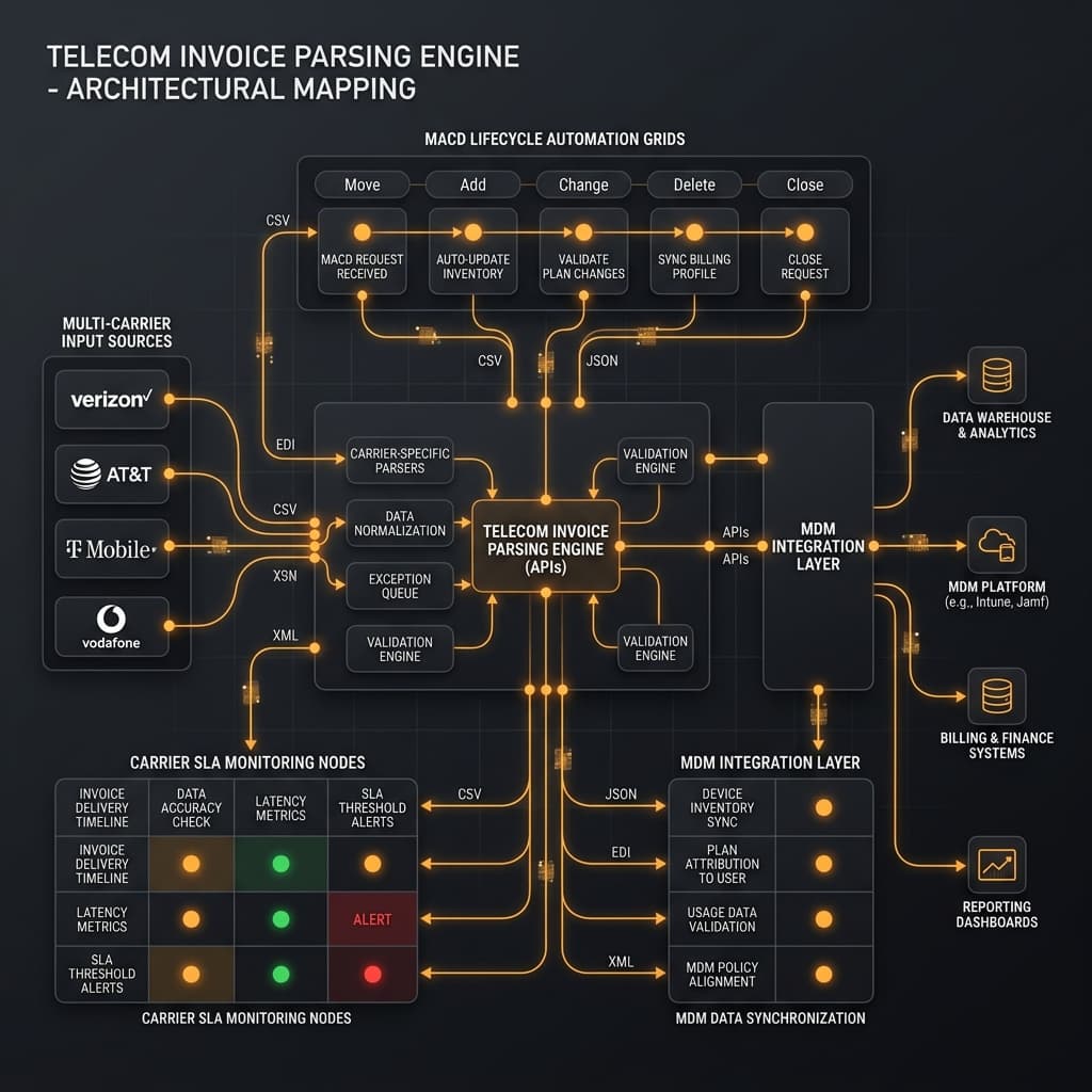 Telecom Expense Management Technical Deep Dive Architecture
